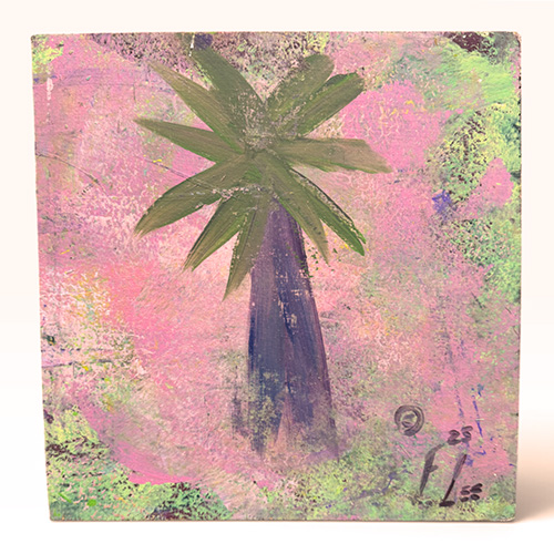 Ernest Lee 11.75 x 11.75 Palmetto Tree WP6442
